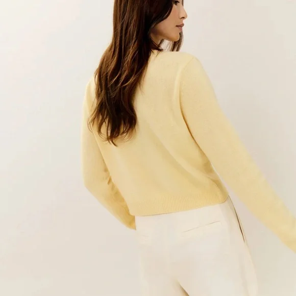 Reformation Yellow Women's Cardigan - Picture 3 of 9